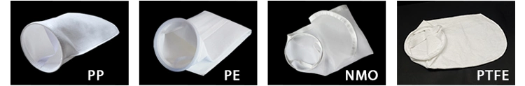 Il filtro industriale su ordinazione colpisce con forza il sacchetto filtro liquido del PE i pp PTFE del monofilamento di filtrazione di nylon dell'acqua