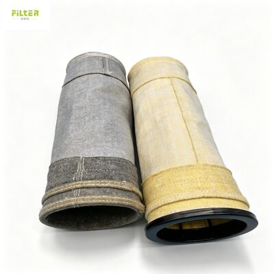 Qualità  Manufacture High temperature PPS aramid fiberglass dust filter bag for baghouse Fabbrica