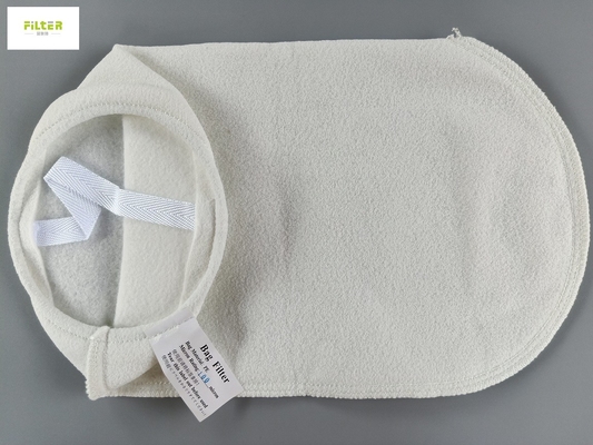 Ring Welded Liquid Filter Bag di plastica pp/PE/maglia di nylon 100 micron