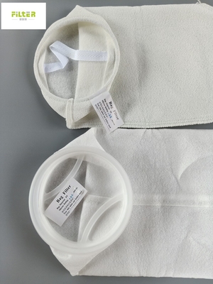 Poliestere del polipropilene sacchetto filtro da 100 micron con la colata calda/filato cucirino