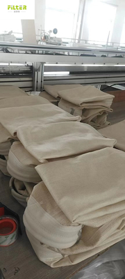 Sacchetti filtro del collettore di polveri Nomex Aramid con gli ss Ring Top