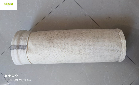 Sacchetto filtro di 550GSM Nomex con la colla ad alta temperatura del silicone