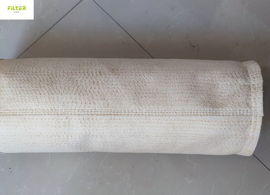 Sacchetto filtro industriale su ordinazione di 550GSM Nomex Aramid con il cavo degli ss