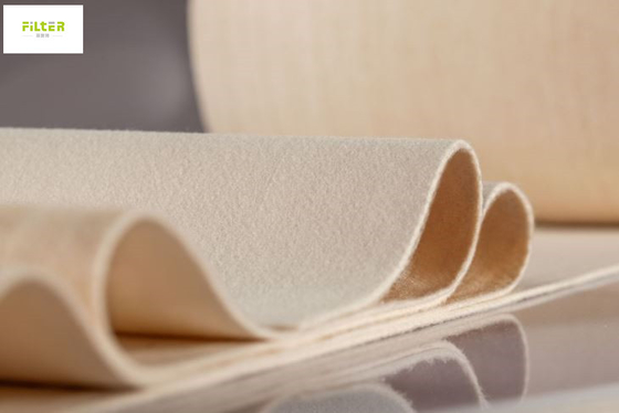 Borsa ad alta temperatura del tessuto filtrante della polvere di Nomex Aramid per la polvere del carbone