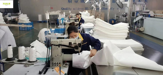 Sacchetto filtro piano rotondo della vetroresina di Nomex pp P84 PTFE PPS per il collettore di polveri