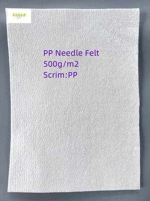 400GSM su ordinazione - panno di filtro dell'aria del polipropilene 550GSM per il collettore di polveri