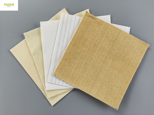 Il filtro dal collettore di polveri della vetroresina PTFE di Nomex Aramid colpisce con forza 450GSM - 550GSM