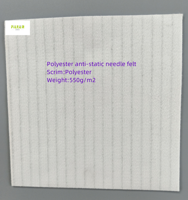 Il poliestere 550GSM ago del tessuto filtrante da 0,3 micron ha ritenuto