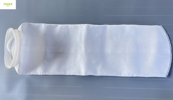 Acquario sacchetto filtro liquido da 10 micron pp con anello di plastica 7" X32"