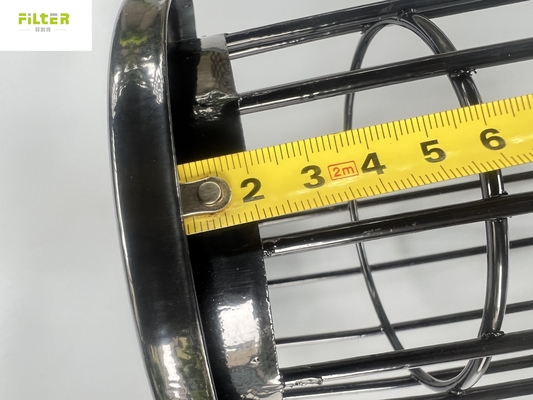 Gabbia del sacchetto filtro del filo di acciaio SS304 per il collettore di polveri di industria