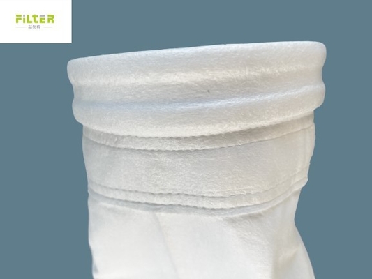 Sacchetti filtro ad alta temperatura bianco del poliestere spessore di 2mm - di 0,2