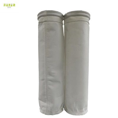 Meta Aramid / Nomex Filter Bag For Asphalt Plant Dust Collector Alta resistenza alla trazione