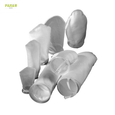 Sacchetto filtro liquido cucito / saldato con 0,5-300 micron PE / PP / NMO / PTFE
