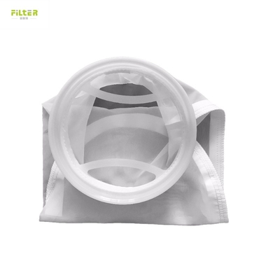 Sacchetto filtro liquido LPE con corpo di sacchetto cucito / saldato e capo di plastica / metallo / grezzo / stringhe