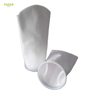Maniche di filtro in poliestere liquido personalizzate con fondo rotondo in anello di plastica