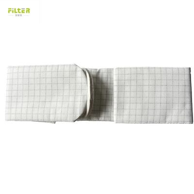 550GSM Polyester Grid Anti Static Filter Bag per l'industria dell'asfalto