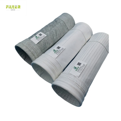 Collettore di polvere industriale 550GSM Sacchetto filtro antistatico in poliestere a fibra micronica