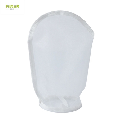 Sacchetto per filtri liquidi per l'industria cartacea, resistente alle alte temperature, di nylon PP, con dimensioni personalizzate e con indice micron