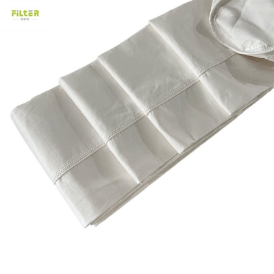 Feltro ad ago Nomex PTFE Poliestere filtro polvere manica PPS raccoglitore di polvere sacchetti filtro per cemento impianto di asfalto 450-550GSM