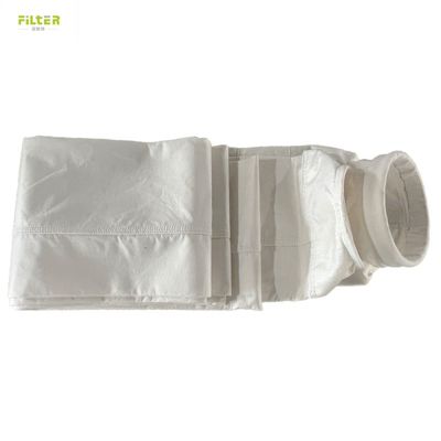 Feltro ad ago Nomex PTFE Poliestere filtro polvere manica PPS raccoglitore di polvere sacchetti filtro per cemento impianto di asfalto 450-550GSM