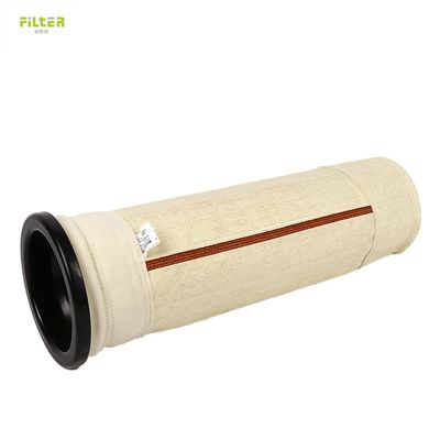 P84-Polyamide Nomex PTFE Bag Filter ad alta temperatura per raccoglitore di polvere