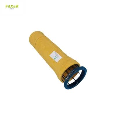 Clampo di raccolta polveri P84 piatto su misura Snap Band Made Polyester Nomex Filtration Equipment Filter Bag