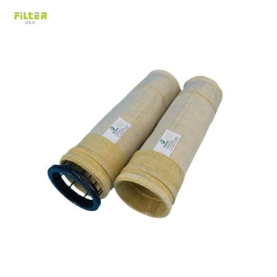 Fibra di vetro PTFE ad alta temperatura Nomex filtro maniche per impianti di cemento
