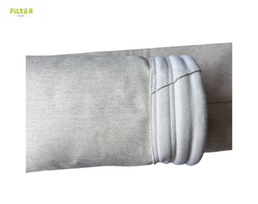 Filtro a sacco Nomex da 550 g/m² per collettore di polveri, filtro dell'aria, sacco filtrante 166X3600mm