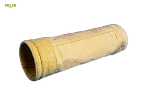 Sacchetti filtranti per raccoglitori di polvere industriali con 100% di fibra Meta Nomex con eccellenti proprietà anti abrasione e resistenza chimica
