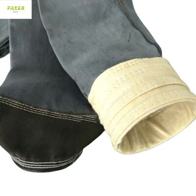 Sacchetti di filtro PPS per uso pesante con scrematura in fibra di vetro e trattamento di immersione in PTFE per la filtrazione delle polveri negli impianti industriali