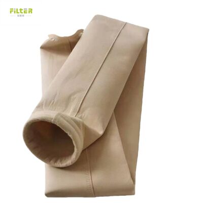 Sacchetti antipolvere Nomex PTFE Fiberglass P84 resistenti al calore per caldaie industriali