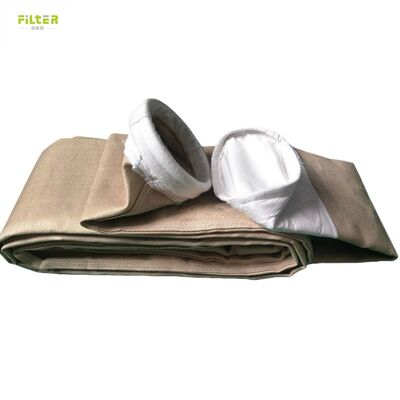 Sacchetto filtro in poliestere P84 Nomex PPS PTFE in fibra di vetro resistente per attrezzature per la raccolta di polveri