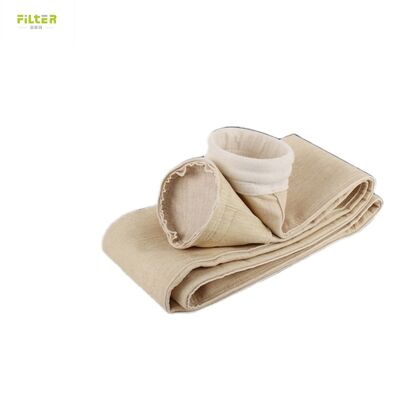 Sacchetti di filtro in poliestere P84 PTFE resistenti al calore per impianti di asfalto