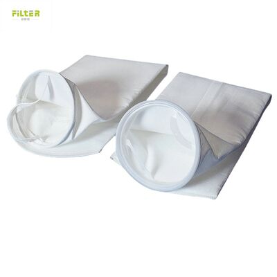 Bagli di filtro per raccoglitori di polvere durevoli con filtro di poliestere perforato con fondo rinforzato per applicazioni industriali di raccolta della polvere