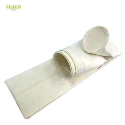 Bagli di filtro per raccoglitori di polvere durevoli con filtro di poliestere perforato con fondo rinforzato per applicazioni industriali di raccolta della polvere