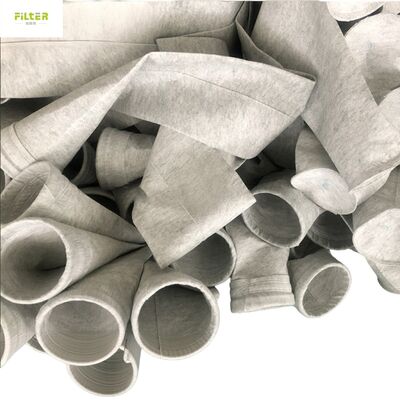 Bagli di filtro per raccoglitori di polvere durevoli con filtro di poliestere perforato con fondo rinforzato per applicazioni industriali di raccolta della polvere