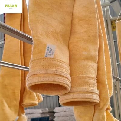 Sacchetti di filtro P84 personalizzabili prodotti con tela di filtro P84 GSM 550 per vari sistemi di raccolta delle polveri industriali