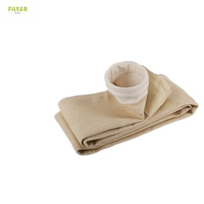 Sacchetti di filtro P84 personalizzabili prodotti con tela di filtro P84 GSM 550 per vari sistemi di raccolta delle polveri industriali