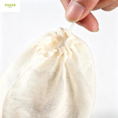 Sacchetto per filtri liquidi Maglia di nylon resistente Materiale di qualità alimentare Disegno riutilizzabile Maglia fine Strassamento Opzioni multi-micron Chiusura a stringa