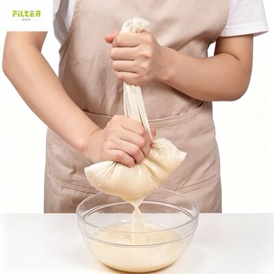 Sacchetti per filtri in nylon di qualità alimentare, sacchetto per filtro a maglia fine riutilizzabile per purea di alimenti per bambini, filtro per succhi di frutta e verdura