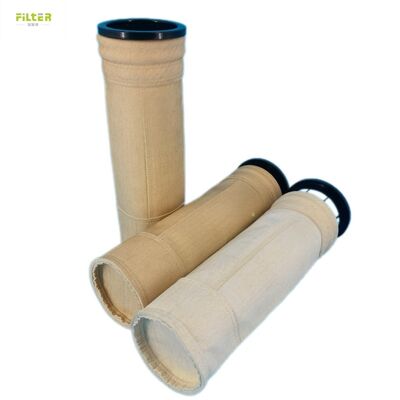 P84 PPS Poliestere PTFE Fibra di vetro Borsa filtro industriale alta temperatura per la rimozione della polvere dei gas di scarico