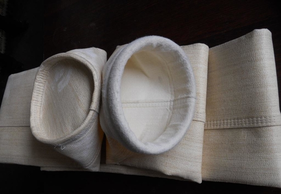 Sacchetto filtro tessuto non su ordinazione di Nomex 450GSM~550GSM per la pianta di Asphlt