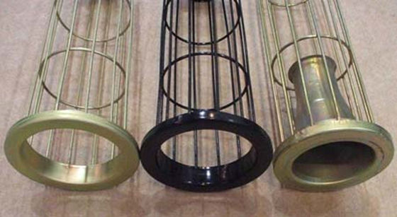 Acciaio al carbonio galvanizzato silicone dell'acciaio inossidabile di Organo della gabbia del sacchetto filtro della raccolta di polvere