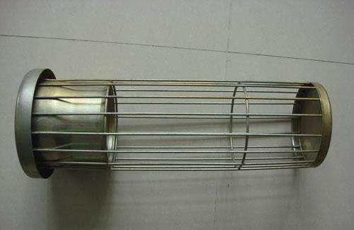 Superficie regolare galvanizzata della gabbia d'acciaio del sacchetto filtro per il collettore di polveri dell'aria