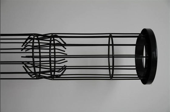 Dimensione su misura trattamento del silicio dello spruzzo della superficie della gabbia del sacchetto filtro della pianta del cemento