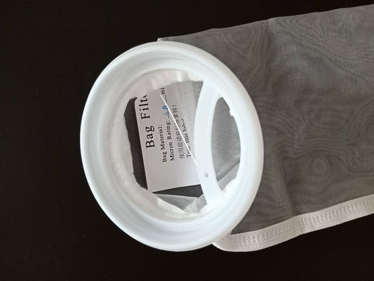 Micron di nylon di cucito d'attaccatura Mesh Filter Bags del ciclo 60 con l'anello di plastica