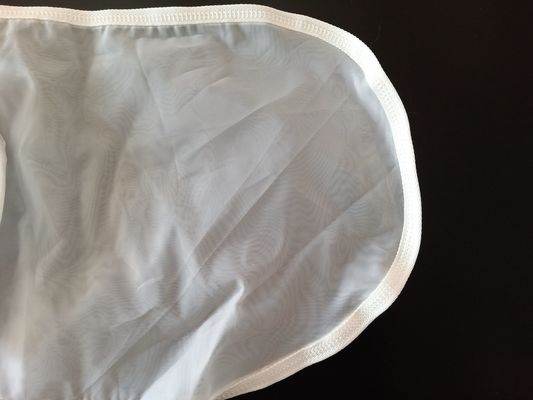Mesh Liquid Filter Bag di nylon rotondo 300 micron con l'anello di plastica
