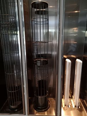 Sacchetto filtro pieghettato stella del poliestere 450GSM 550GSM per i sistemi del collettore di polveri