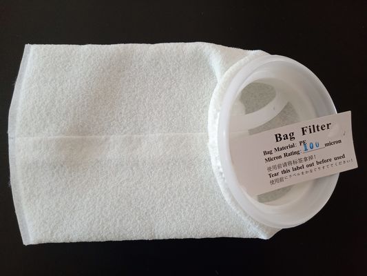 Micron di nylon di cucito d'attaccatura Mesh Filter Bags del ciclo 60 con l'anello di plastica