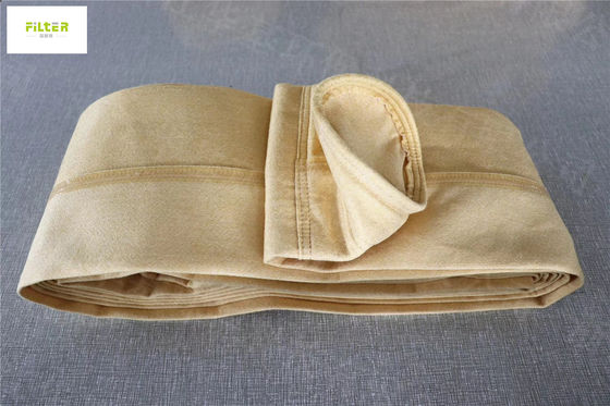 sacchetto filtro ad alta temperatura del collettore di polveri di 500gsm Aramid (Nomex)